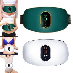 Ceinture Ventre plat Vibrante & Chauffante - Massage Abdominal Electrique Brûle-Graisse & Ceinture Lumbaire