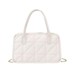 Sac à main pour femme  avec broderie chaîne diamantée, doublure polyester/PU, fermeture éclair, accessoire de commerce extérieur pour femme