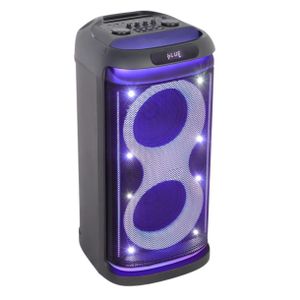 Baffle Bluetooth Portable Avec Lumières LED Rechargeable – Radio FM / USB
