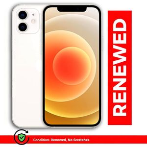 Renewed Smartphone iPhone 12 reconditionné – 4 Go de RAM / 128 Go de stockage – Écran OLED HD 6,1 pouces – Blanc