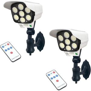 Deux Puissant Lampe Murale Solaire Avec Capteur De Mouvement