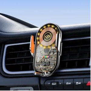 Support de  telephone pour voiture C13 ouverture et d'une fermeture intelligentes grâce à un capteur. à 360d avec ventilation  sans fil