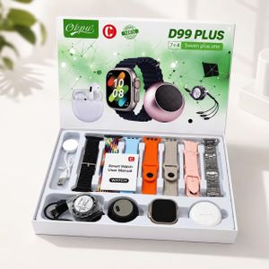Montre connectée OKPU D99 Plus – Pack 7+4 avec accessoires