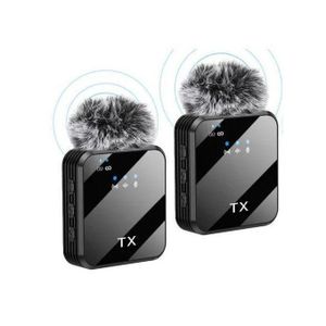 Micro Cravate Double F15-2 Sans Fil, Réduction de bruits- original