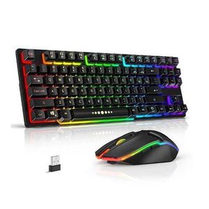 Clavier et souris Gamer sans fil rechargeable Raiku R905