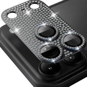 Pour iPhone 17 Pro Max : film de protection ENKAY Hat-Prince Blink Diamond en alliage d'aluminium et verre trempé pour l'objectif de l'appareil photo