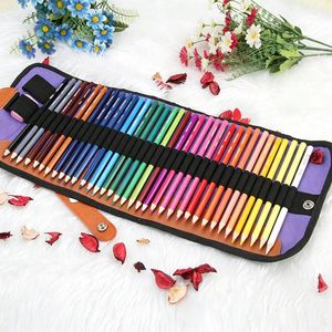 Crayons de Couleur pour Enfants 36 Teintes, Fournitures de Dessin avec Étui Enroulable