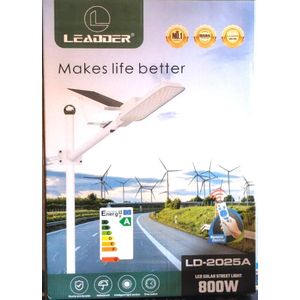 Leadder Lampadaire solaire LED 800W/LD-2025A