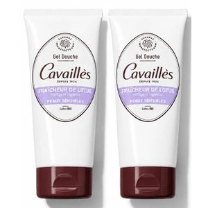 Lot De ( 2 × 200ml ) Gel Douche Corps ROGÉ CAVAILLÈS Fraîcheur De Lotus  Peaux sensibles Importé De France 