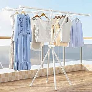 Séchoir à linge compact peut supporter jusqu'à 14 kg