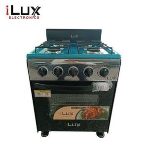 Ilux Cuisinière 4 Feux LXG-15S- INOX - Garantie 6 Mois