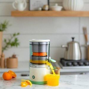 Presse Jus Presse-agrumes électrique Rechargeable, Récipient Amovible, Extracteur De Jus