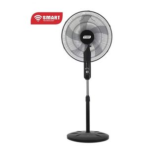 SMART TECHNOLOGY Ventilateur 18" Avec Télécommande (STV-1899RCC)-Noir-60W-5 Hélices -Garantie 1 Mois