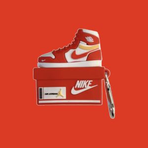 Inobrands For Apple pod 3 Case Cover Cartoon Red sneakers Soft Silicone Earphone Case Casing