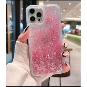 Coque iphone 16 Pro Max transparent rose brillant 