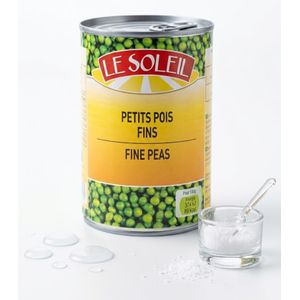 Petits Pois Fins Au Naturel Demi-Boîte