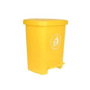 Poubelle à pédale 30 L avec couvercle – Plastique résistant