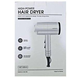 Hair Dryer Sèche-Cheveux Double Tensions – 750W – Argent