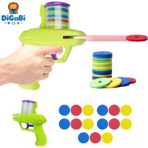 Digabi Handheld Foam Disc Launcher for Indoor And Outdoor Play, Perfect for Boys And Girls As a Birthday Present
