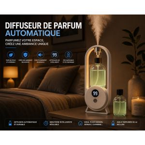 Article Diffuseur de Parfum Automatique Rechargeable avec Huile Parfumée 50 ml