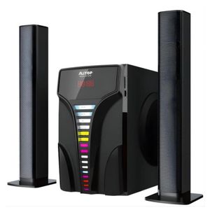 ALiTOP Model SP 5209 Système Audio Woofer 2.1 – 60W RMS – Bluetooth, USB, SD, Radio FM 