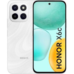 Honor X6C - 6'61 Pouces - 4G - 6Go Ram - 128 Go Rom - 50Mpx - 5300 mah - Blanc