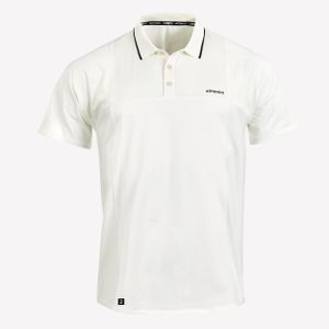 KUIKMA Polo Tennis Manches Courtes Homme - Artengo Dry - Blanc