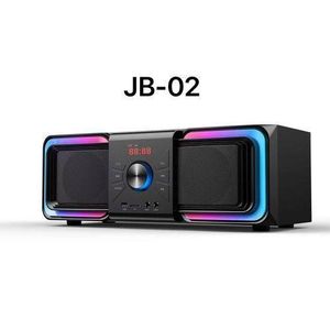 ALiTOP Enceinte Bluetooth JB-02 Haute Puissance avec Éclairage LED RGB – USB