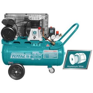TOTAL Compresseur à Air 3HP 50L