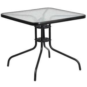 Partagez ce produit Table Vitrée/marron 70cm