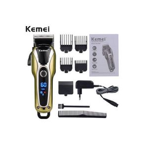Kemei Tondeuse Electrique Rechargeable KM-1990 Cheveux Et Barbe
