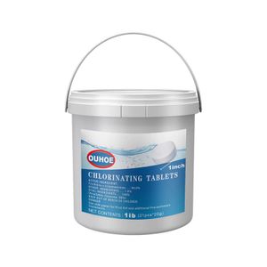 Pastilles de Chlore 90 %  (454g ) – Désinfection Piscine, Réservoir d’Eau, Bassin et Spa 