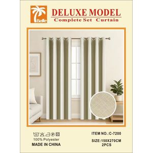 Belle Rideaux deluxe model-ensemble de rideaux élégants 2pièces pour salon et chambre