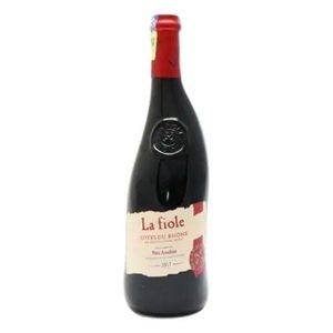 Vin rouge AOP Côtes du Rhône La Fiole, 75cl