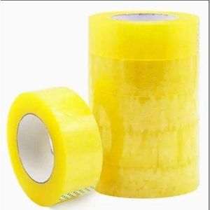 Lot De 6 Grands Rouleaux De Scotch Adhésif PVC - Transparent