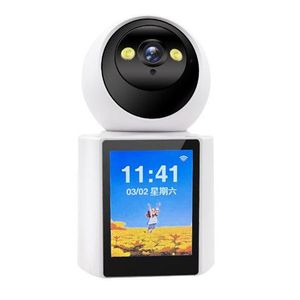 Caméra de Surveillance WiFi avec Écran et Appel Vidéo