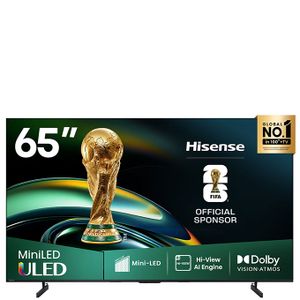 Hisense TV LED 65 -65U6Q-Pro /Mini-LED/ULED/164Cm/Smart Vidaa U6 Pro/Netflix-Youtub-Prime Vid./Share