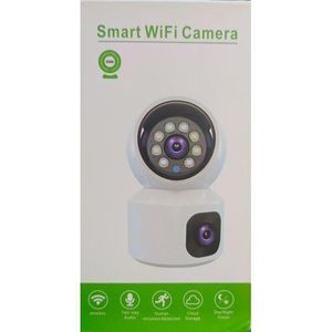 Gn caméra de surveillance Wi-Fi PTZ à double objectif