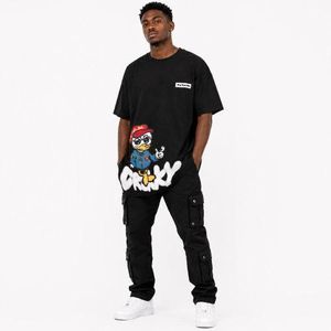 T-shirt Homme Tendance à Design - Noir