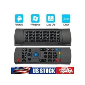 Télécommande Pour PC/Android TV Clavier Sans Fil MX3 Air Fly Mouse, 2.4GHz bh...
