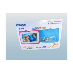 Atouch Tablette éducative Nouvelle Génération pour Enfant 8Go/256Go (7 Pouces / Android 13 / 5000 mAh / Camera avant et arrière)