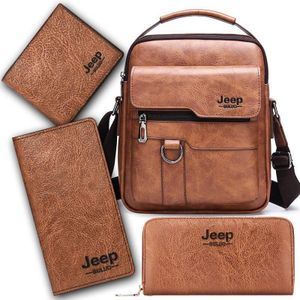 Mode Sac bandoulière pour hommes / Sac à l'épaule en PU / Mallette verticale d'affaires - noir