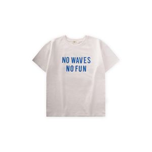 Cigit T-shirt Garçon imprimé devant et derrière - Blanc cassé
