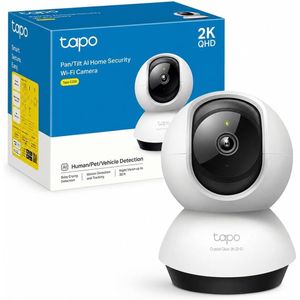 tapo  Camera Interieur 2K+ WiFi 360° Vision Nocturne Couleur Améliorée,C220