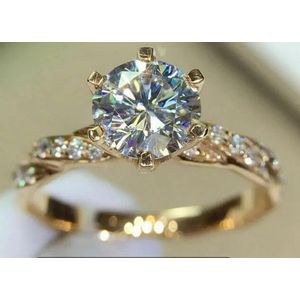 Bijou Bague de fiançailles en or taille 9