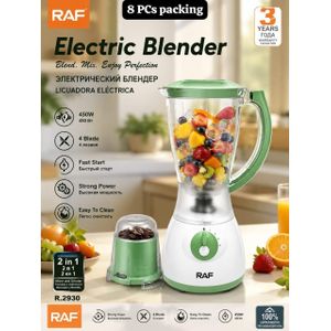 RAF Blender Électrique  ,Mixeur & Moulin 2 en 1