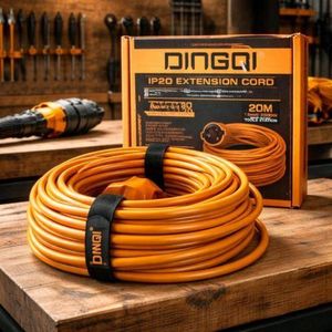DINGQI Rallonge électrique Prise 1.5mm/3500w 220V 20M