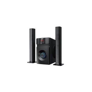 Woofer ALITOP SP-2522 - Home Cinéma & Chaîne HI-FI - Son Puissant & Basse Profonde - Noir