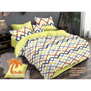 KIT DE Couchette Ornement De Luxe -Importé Ensemble 3 Places 2 Draps De Lit 2 Taies DDS