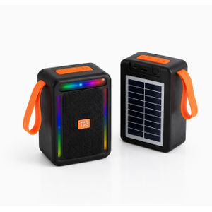 Enceinte Bluetooth Portable Solaire avec LED – Autonomie et Praticité